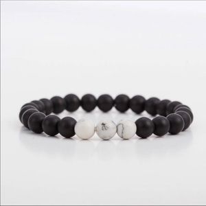 Black and White Beads Luxury Bracelet